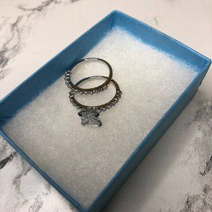 Dreamland Faux Wedding Ring Set